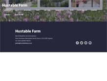 Tablet Screenshot of huxtablefarm.co.uk